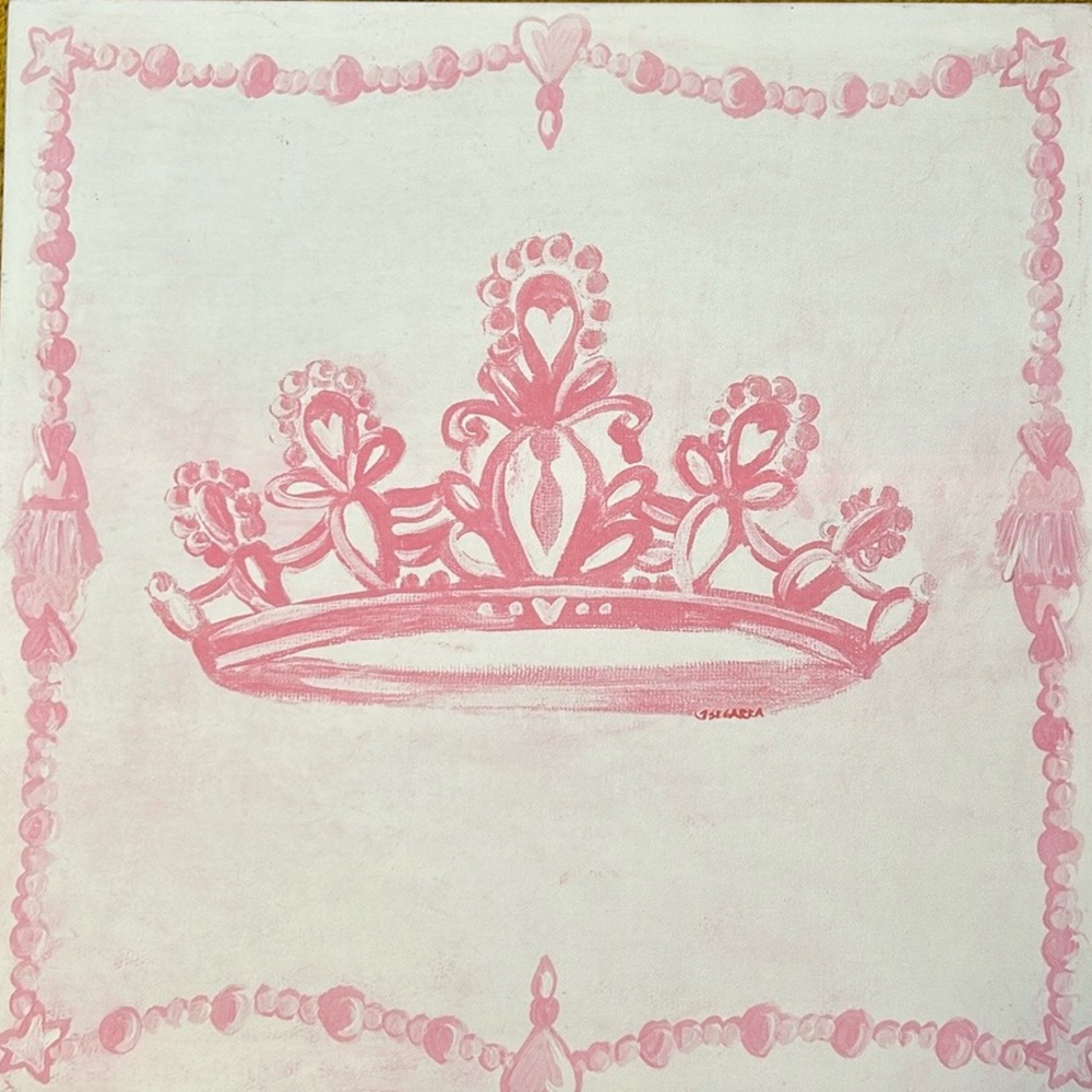 Little girls room canvas painting